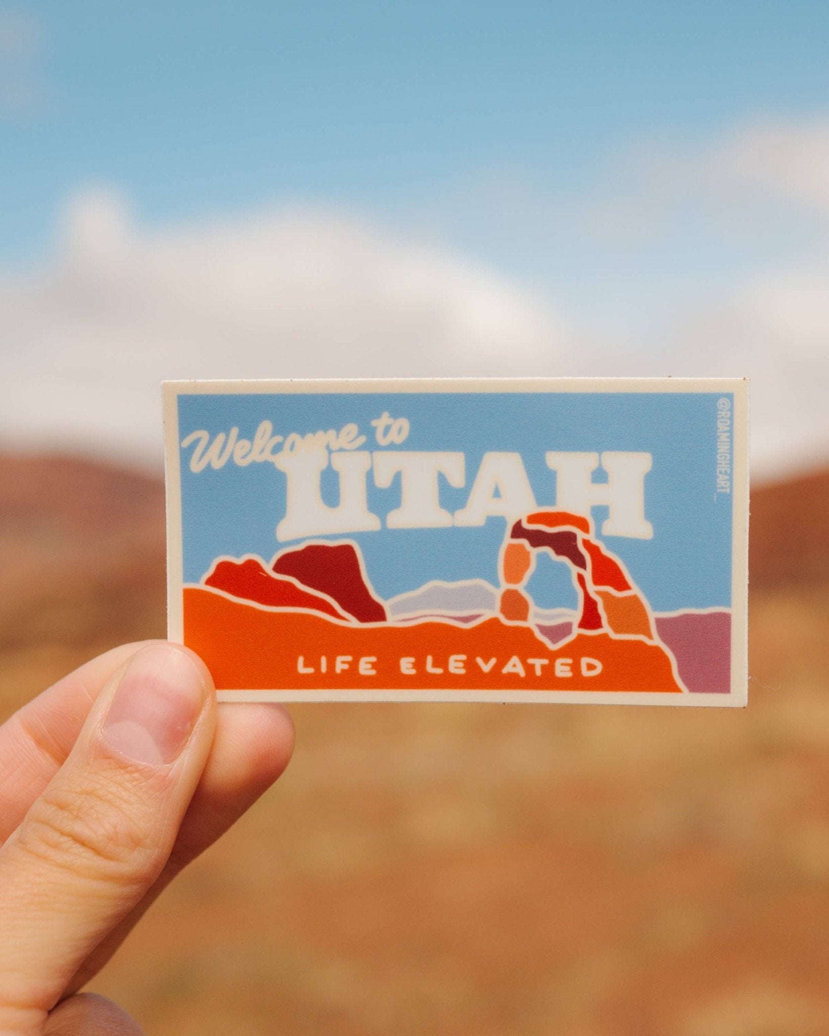 "Welcome to Utah" Vinyl Sticker - Wander Together Outfitters