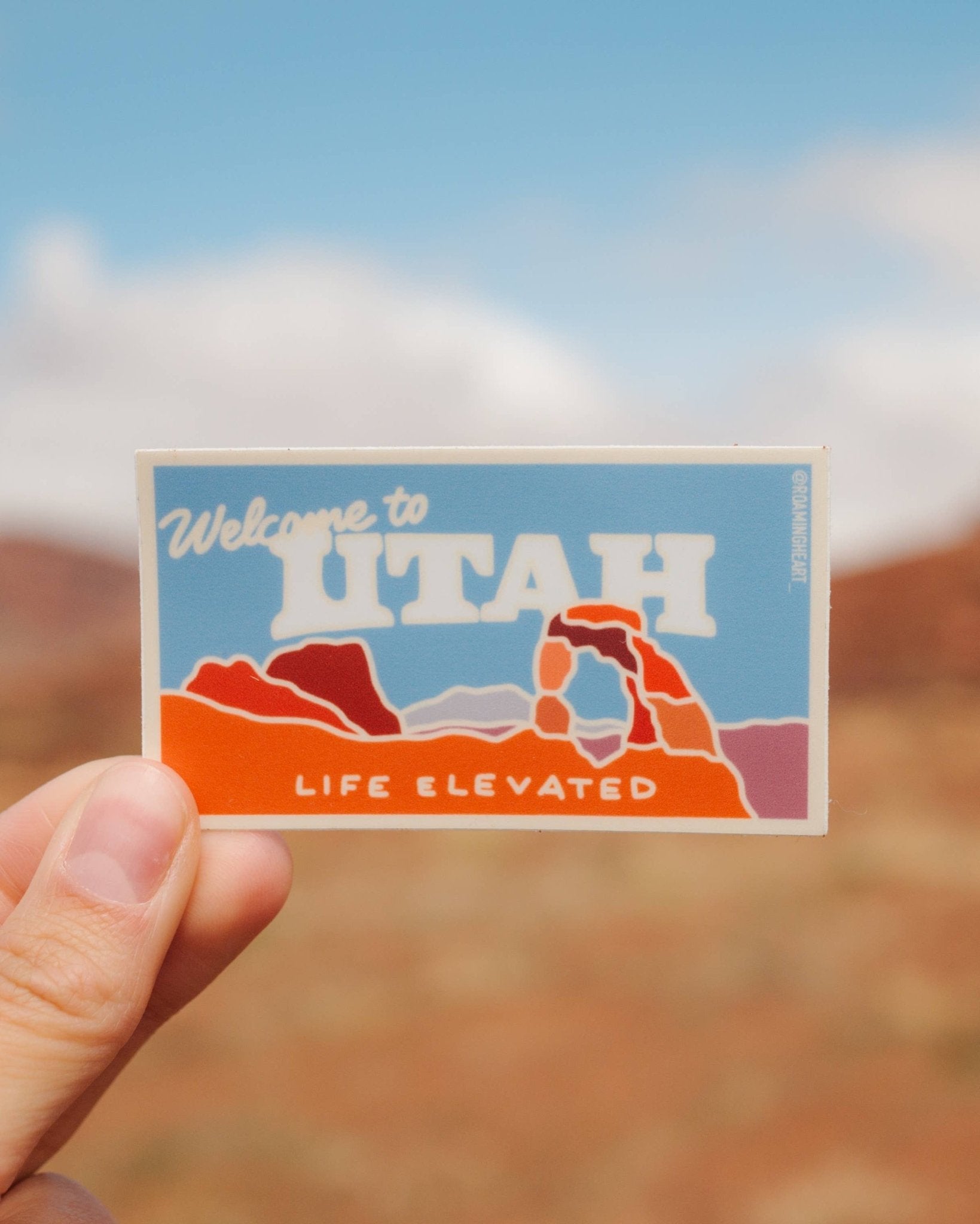 "Welcome to Utah" Vinyl Sticker - Wander Together Outfitters