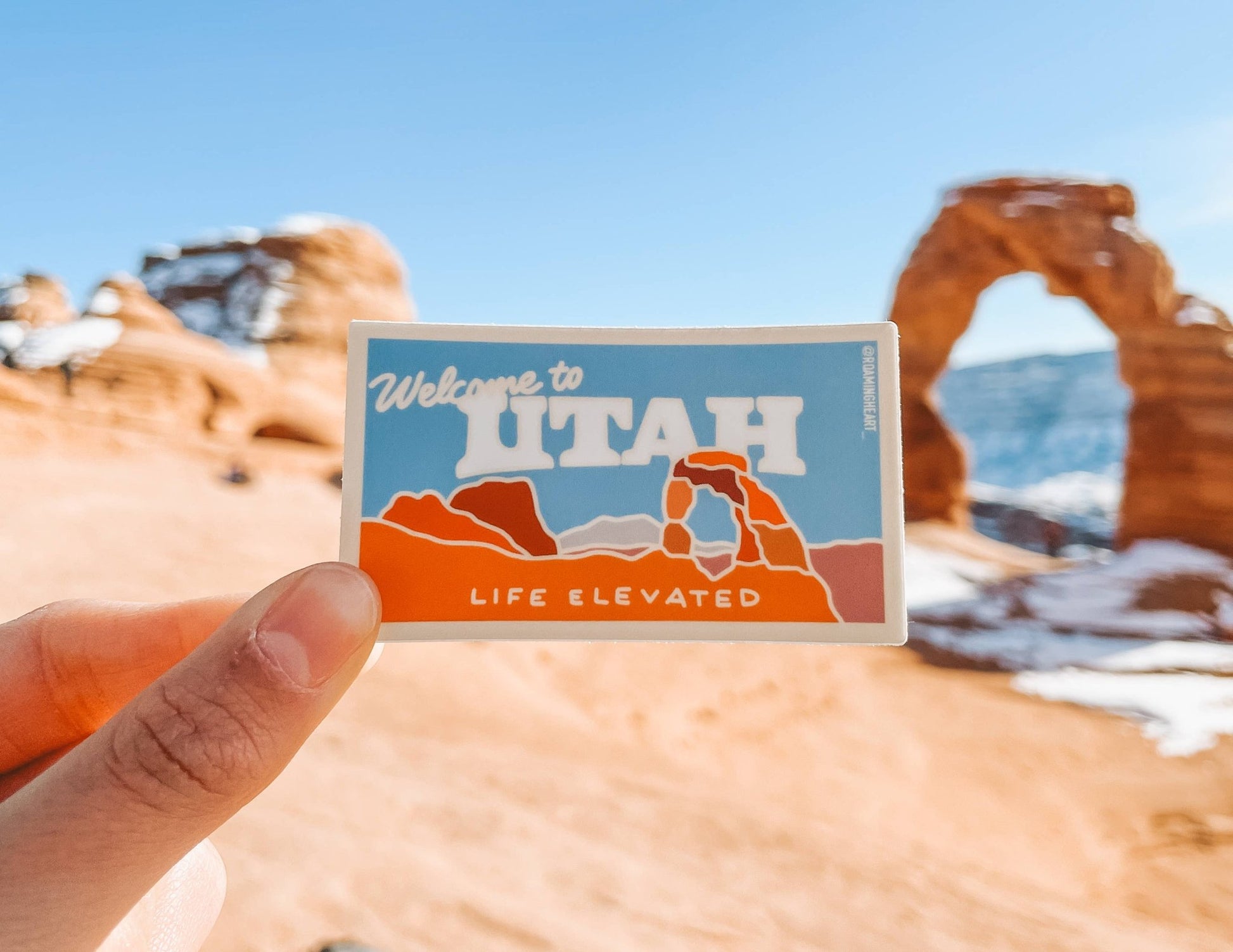 "Welcome to Utah" Vinyl Sticker - Wander Together Outfitters