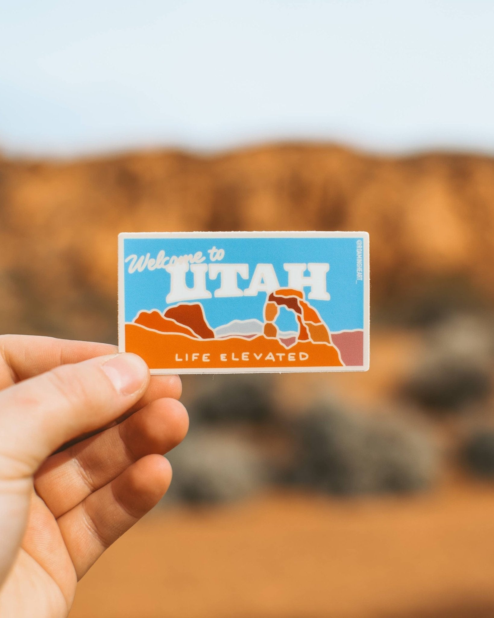 "Welcome to Utah" Vinyl Sticker - Wander Together Outfitters