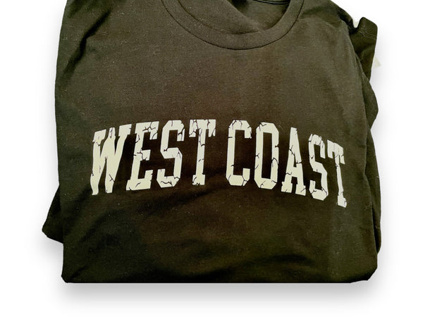 "West Coast" Distressed Graphic Tee (SALE)