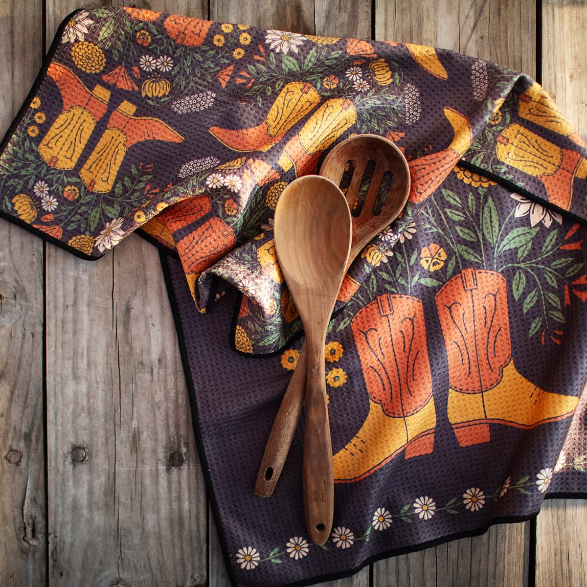 Western Bloom Kitchen & Tea Towel - Wander Together Outfitters