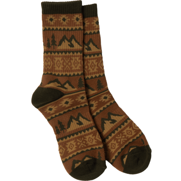 Western Fade Trees and Mountains Unisex Socks - Wander Together Outfitters