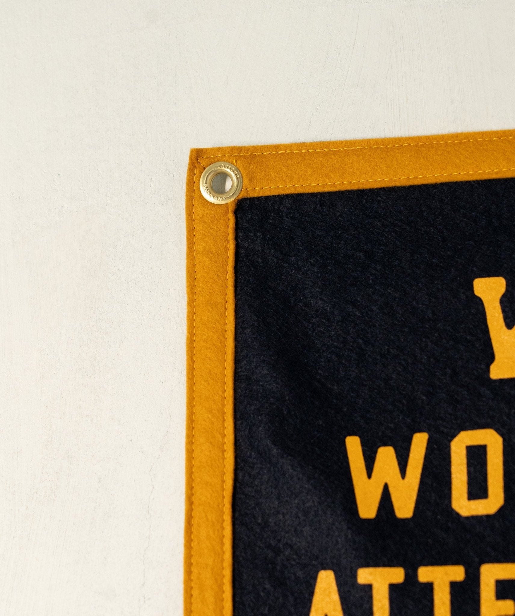 "What Would You Attempt To Do" Camp Flag by Unreasonable Hospitality Pennant - Wander Together Outfitters