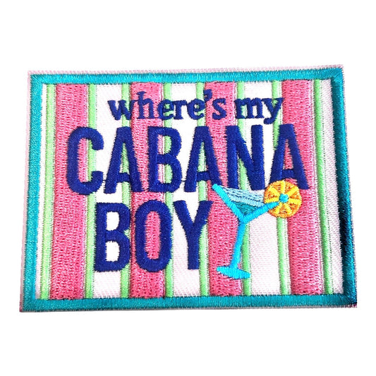 Where’s My Cabana Boy Iron On Patch - Wander Together Outfitters