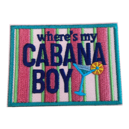 Where’s My Cabana Boy Iron On Patch - Wander Together Outfitters