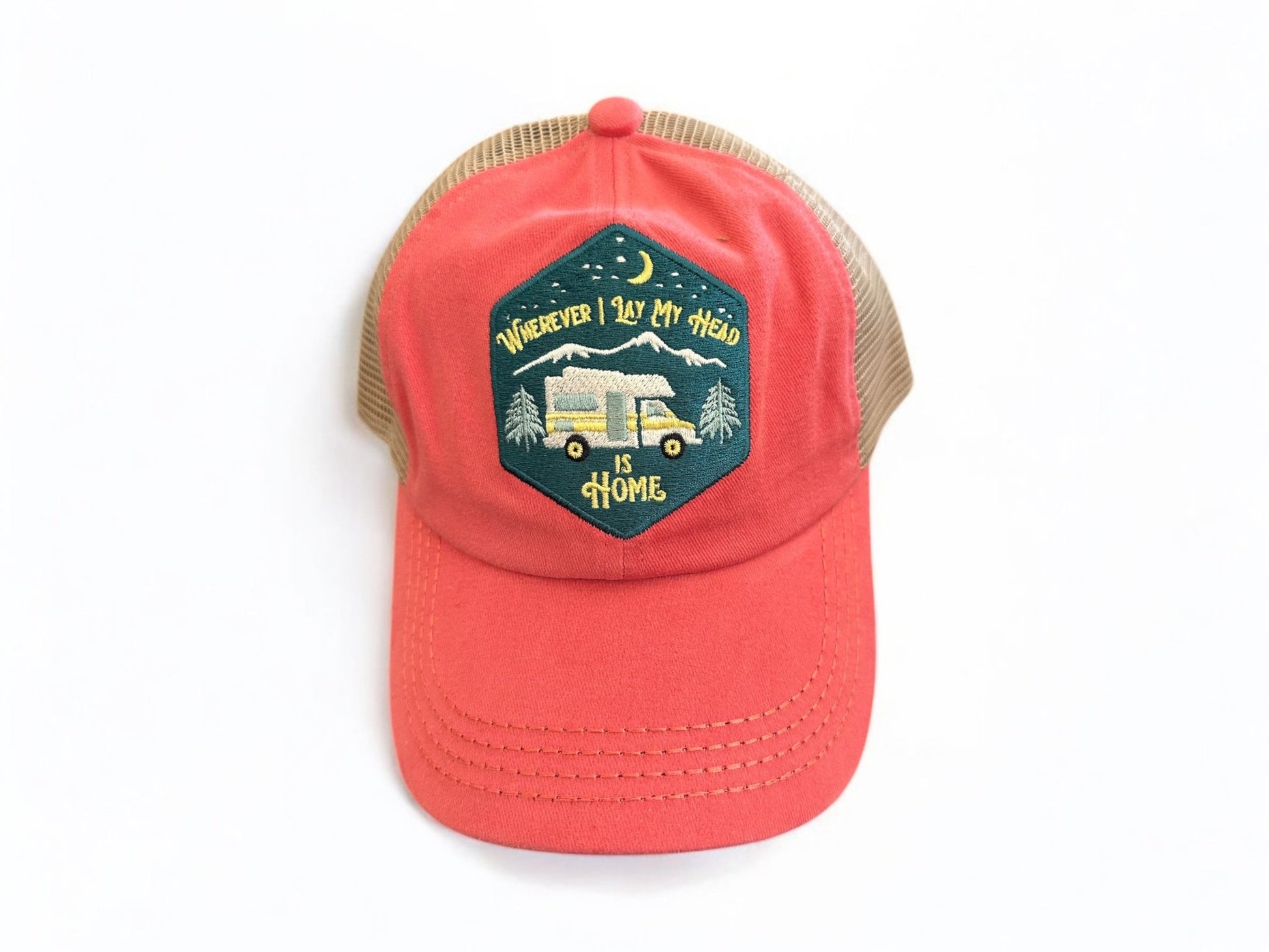 "Wherever I Lay My Head Is Home" Patch Pony Cap (SALE) - Wander Together Outfitters