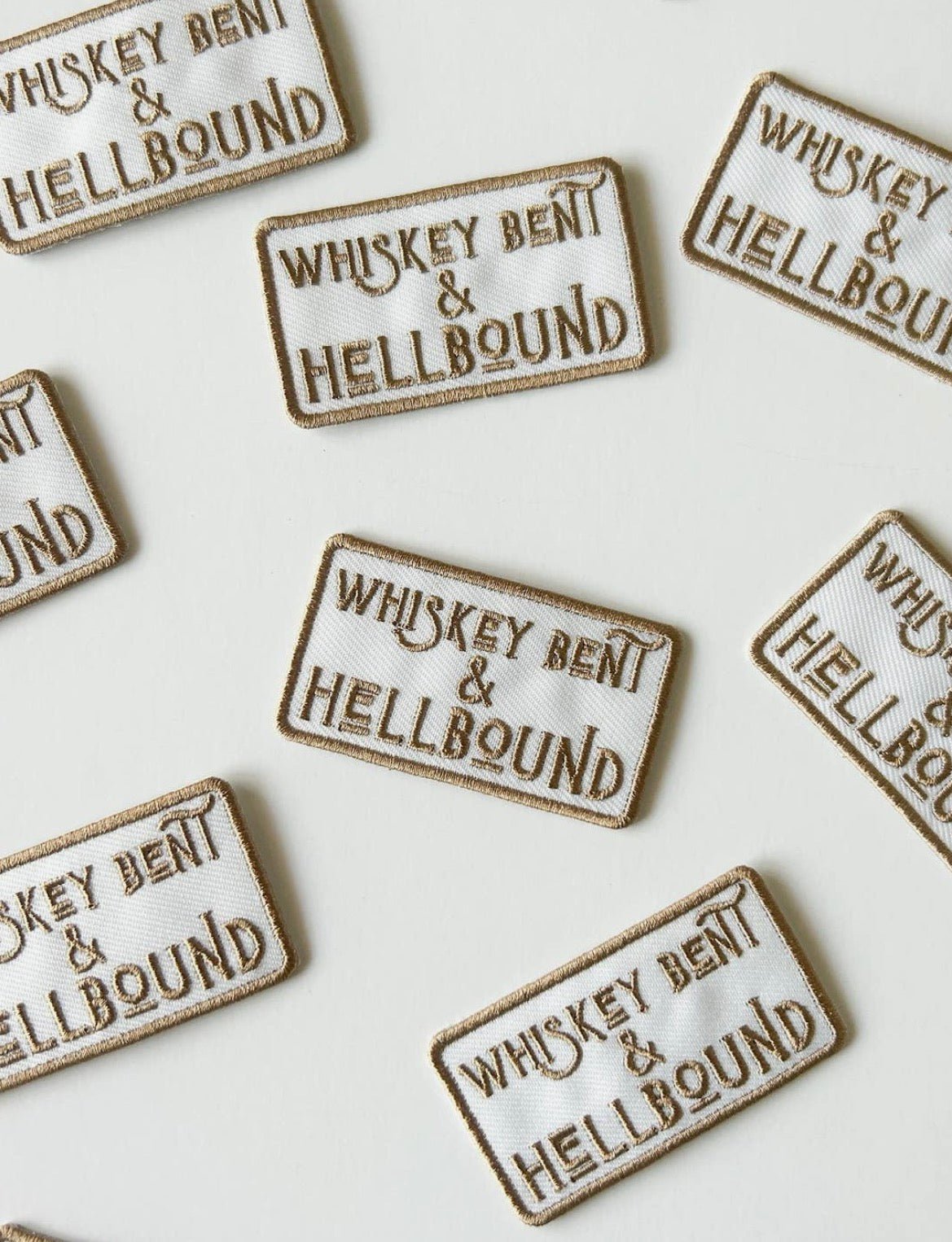 Whiskey Bent and Hellbound Iron On Patch - Wander Together Outfitters