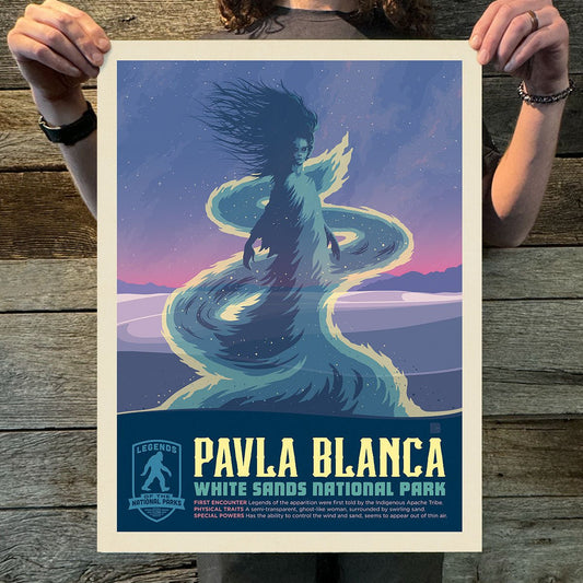 White Sands National Park: Pavla Blanca (Legends & Monsters) Art Print - Wander Together Outfitters
