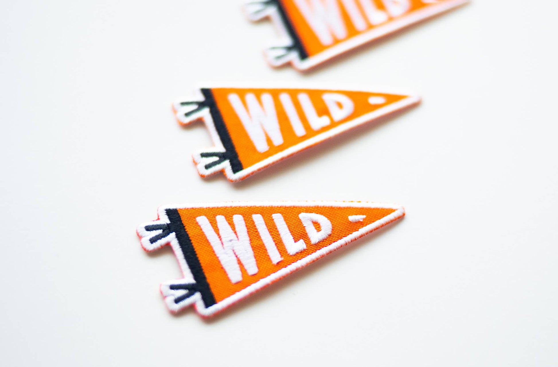 “Wild” Flag Embroidered Iron on Patch - Wander Together Outfitters
