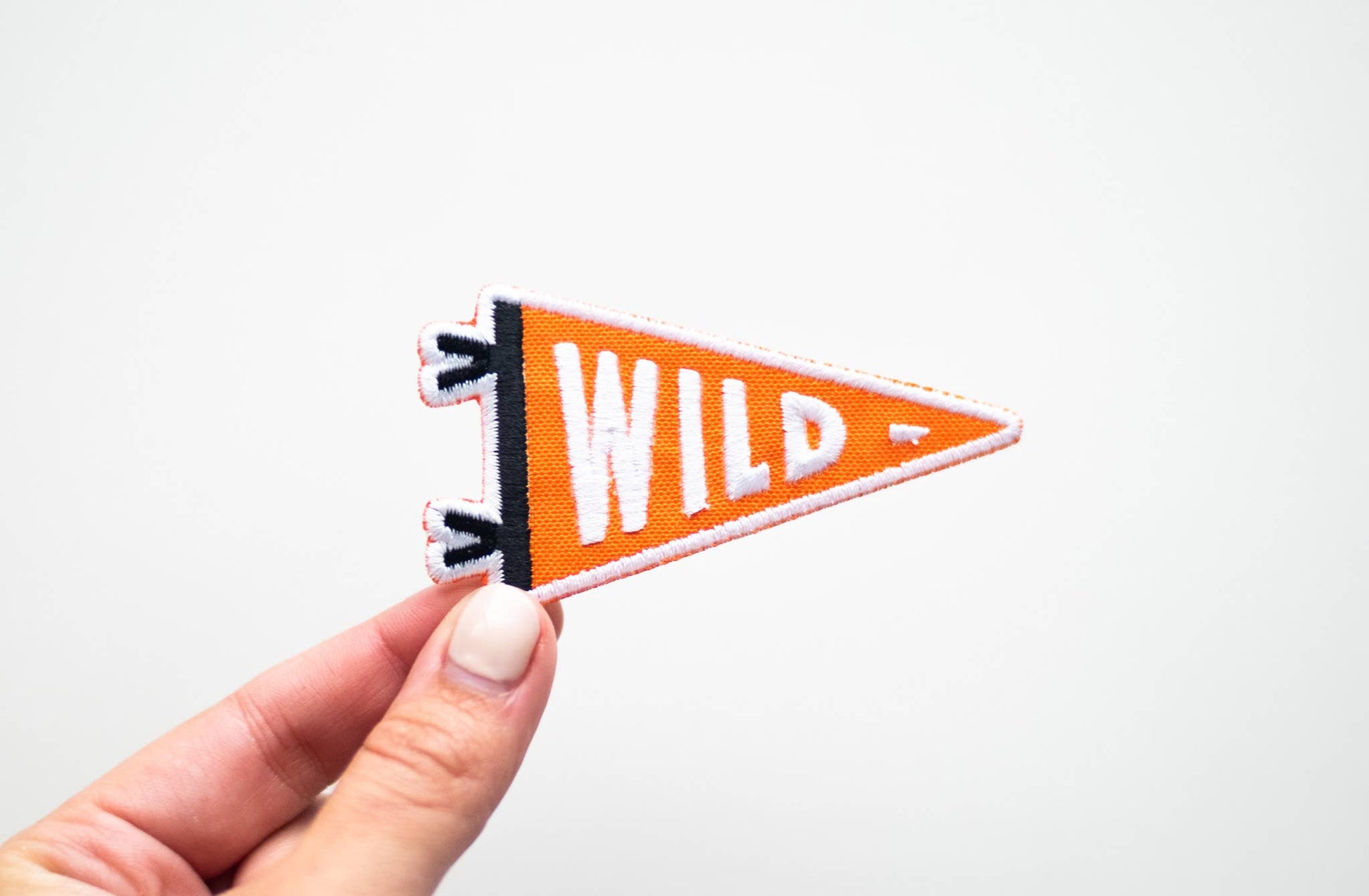 “Wild” Flag Embroidered Iron on Patch - Wander Together Outfitters