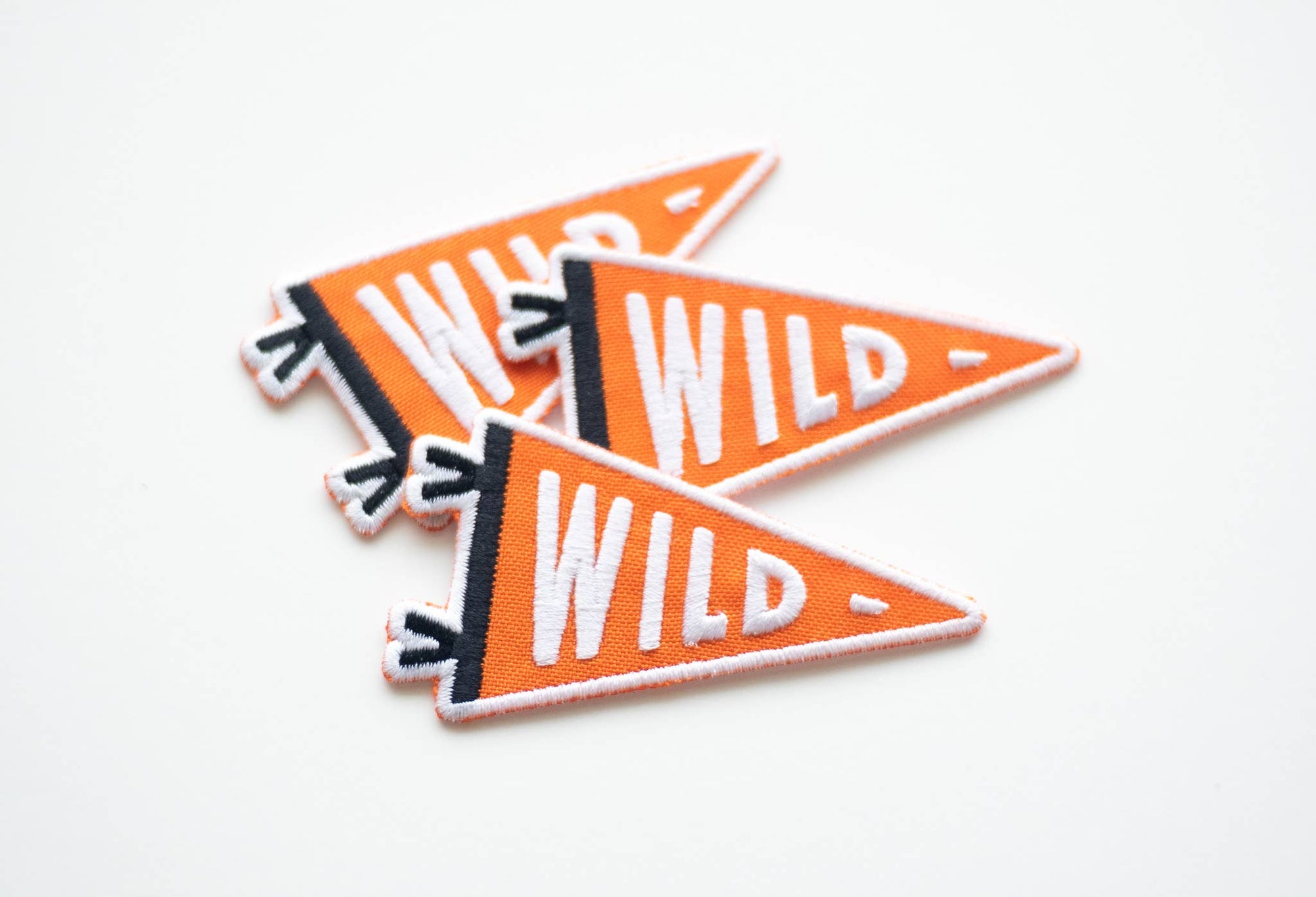 “Wild” Flag Embroidered Iron on Patch - Wander Together Outfitters
