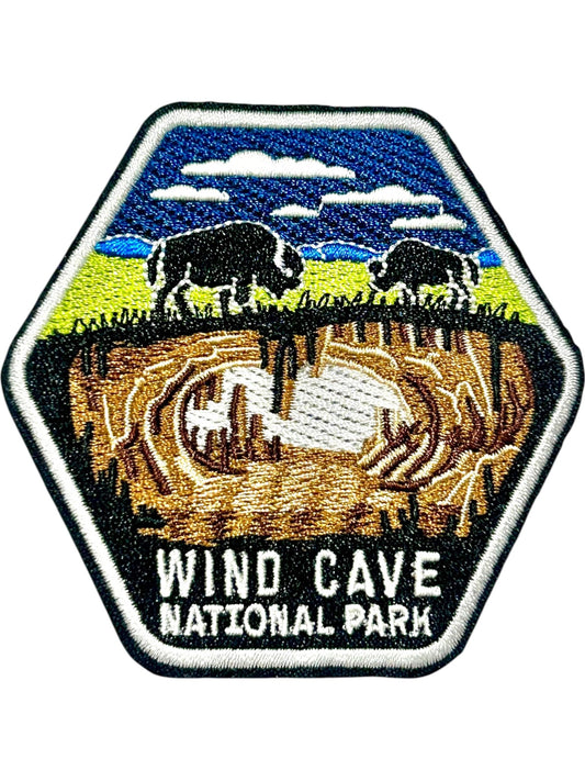 Wind Cave National Park Iron On Patch - Wander Together Outfitters