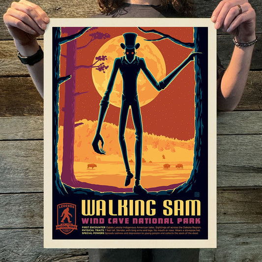 Wind Cave National Park: Walking Sam (Legends & Monsters) Art Print - Wander Together Outfitters