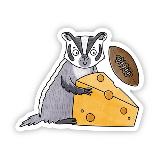 Wisconsin Badger Cheese Sticker - Wander Together Outfitters
