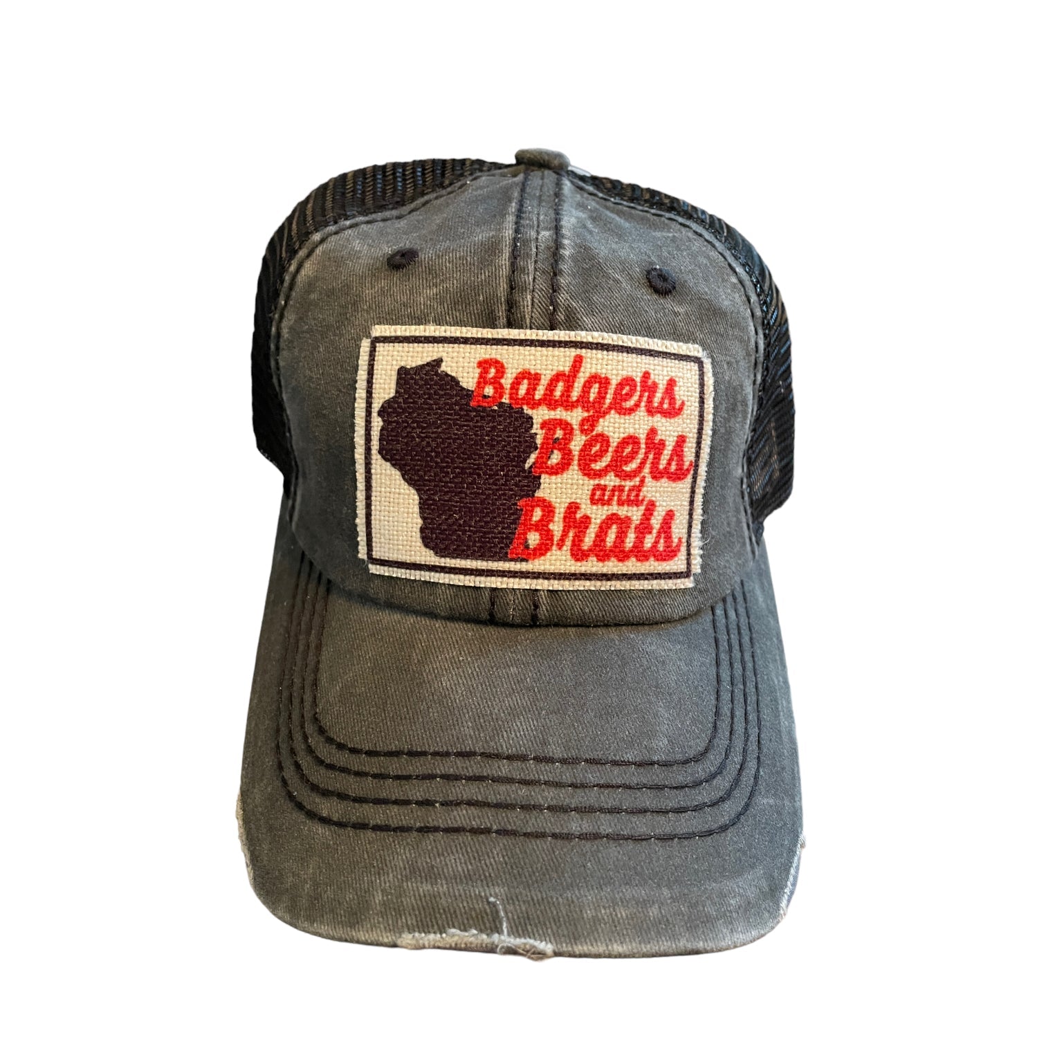 Wisconsin Caps Collection: "Badgers & Beer" and "You Betcha!" Unisex Trucker Caps - Wander Together Outfitters
