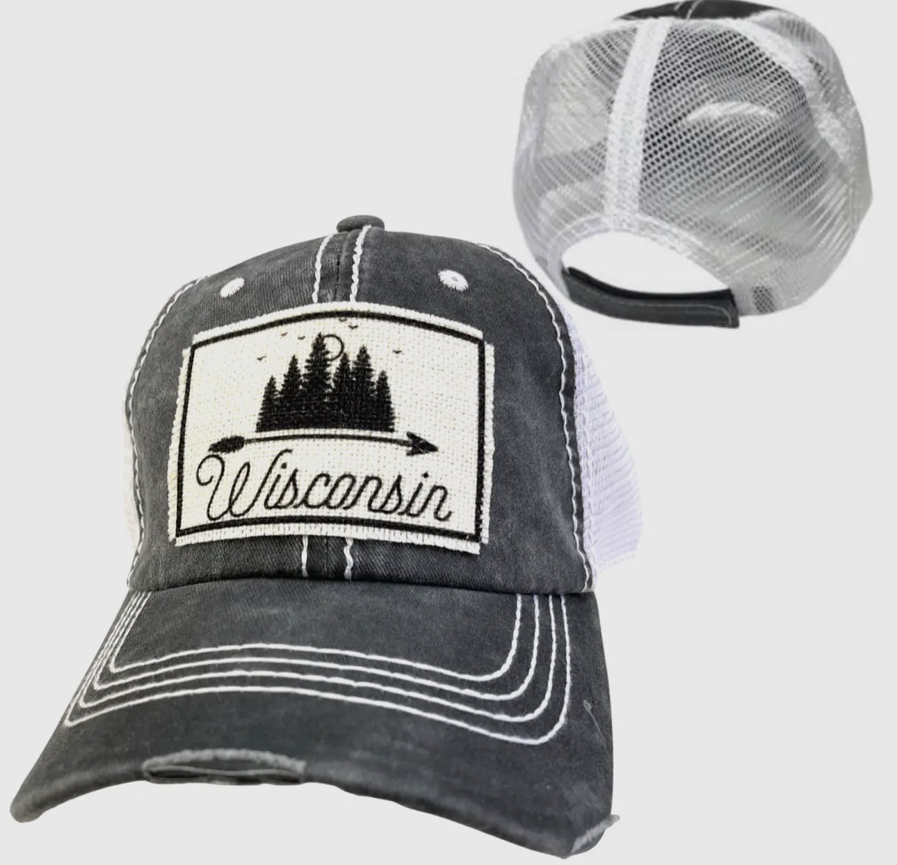 Wisconsin Caps Collection: "Badgers & Beer" and "You Betcha!" Unisex Trucker Caps - Wander Together Outfitters