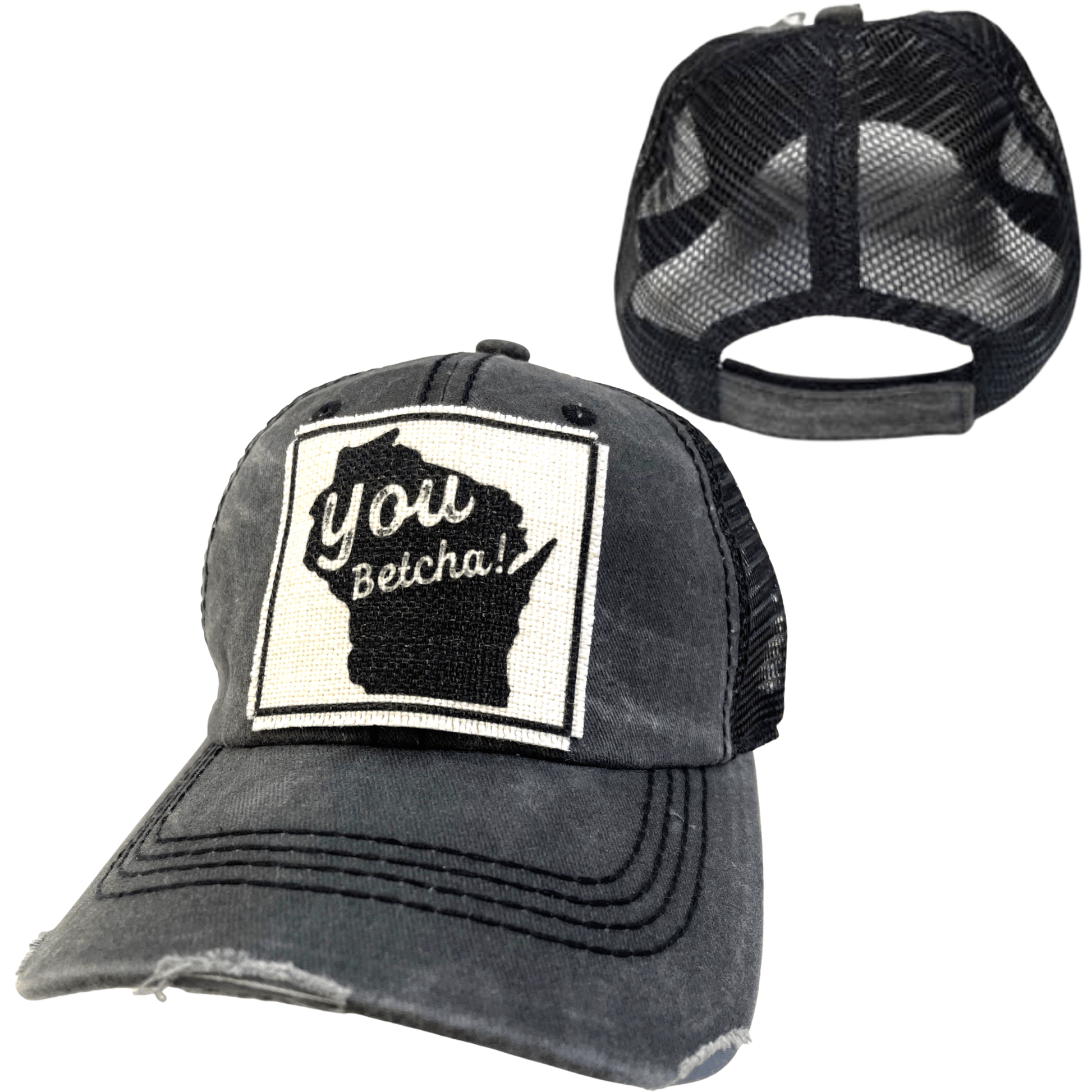 Wisconsin Caps Collection: "Badgers & Beer" and "You Betcha!" Unisex Trucker Caps - Wander Together Outfitters