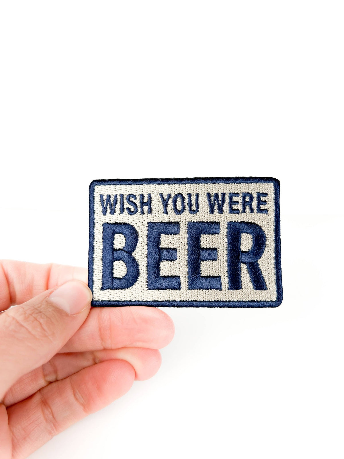 Wish You Were Beer Embroidered Patch - Wander Together Outfitters