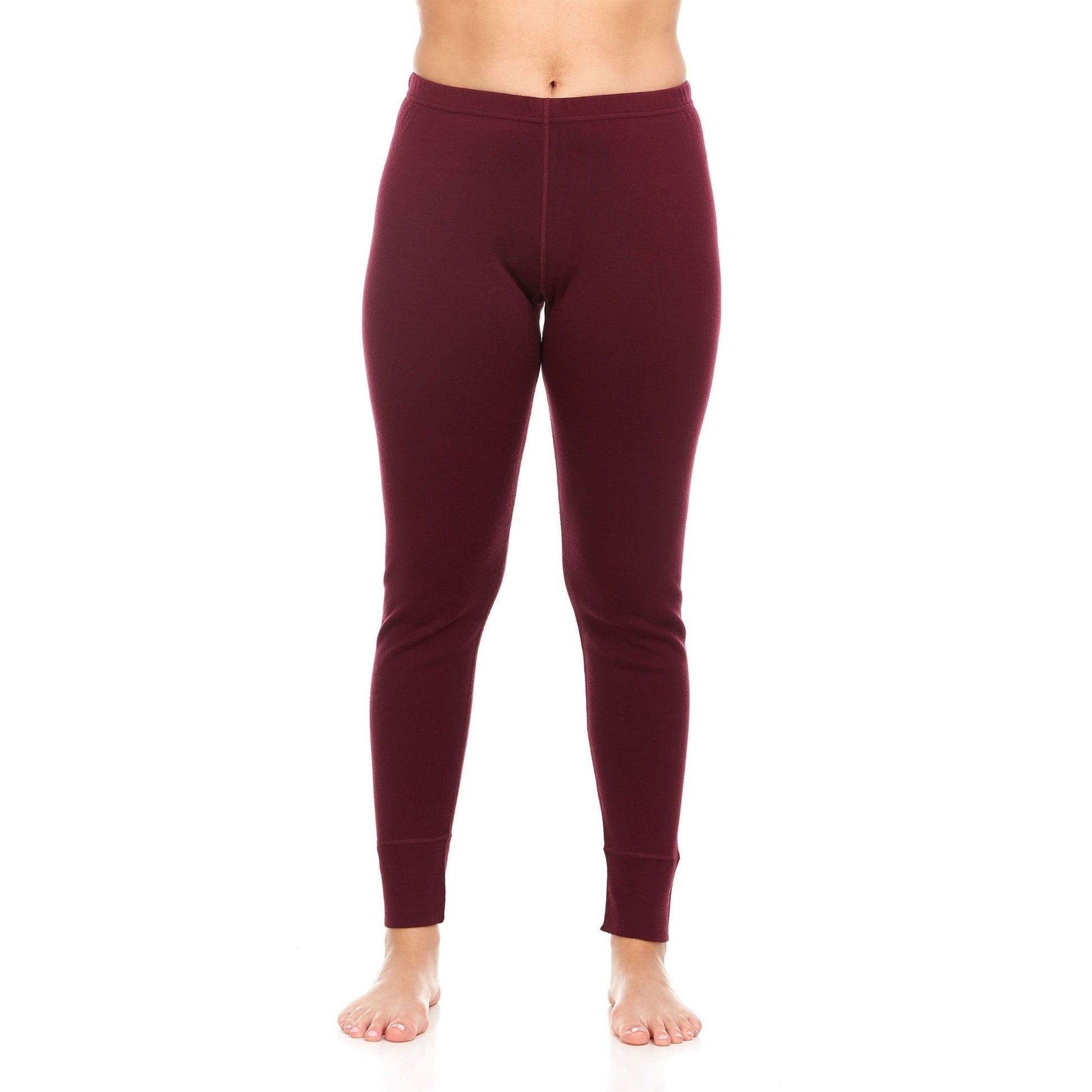 Women's Heavyweight Wool Bottoms Thermal Base layer - 100% Merino Wool - Wander Together Outfitters
