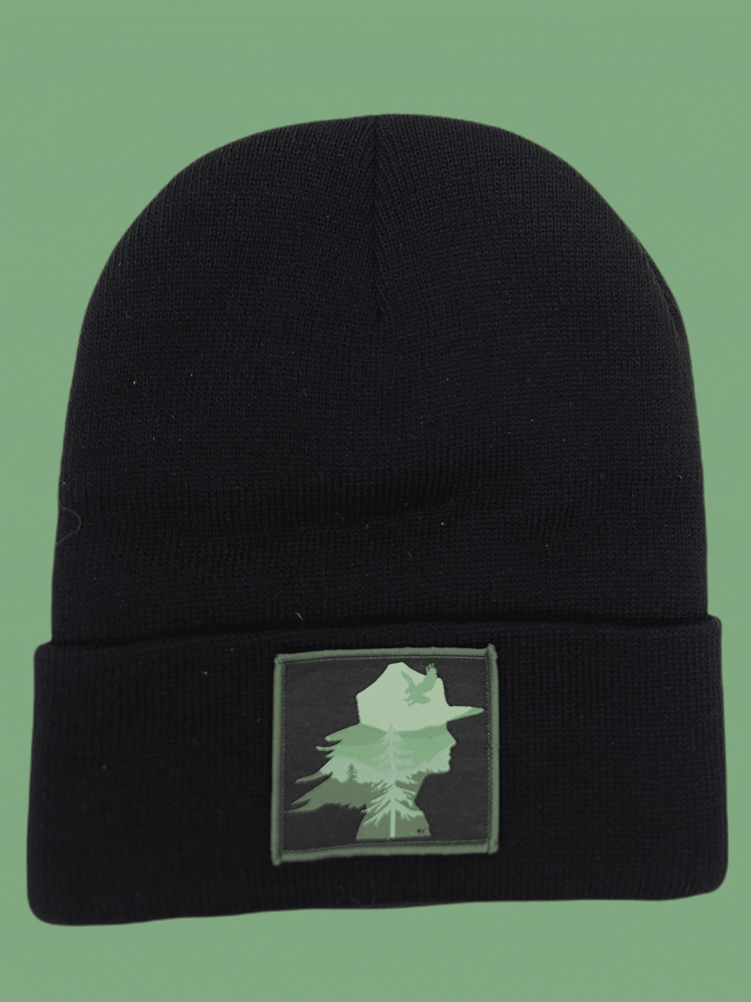 Women’s Ranger Beanie Forest Silhouette Patch Beanie - Wander Together Outfitters