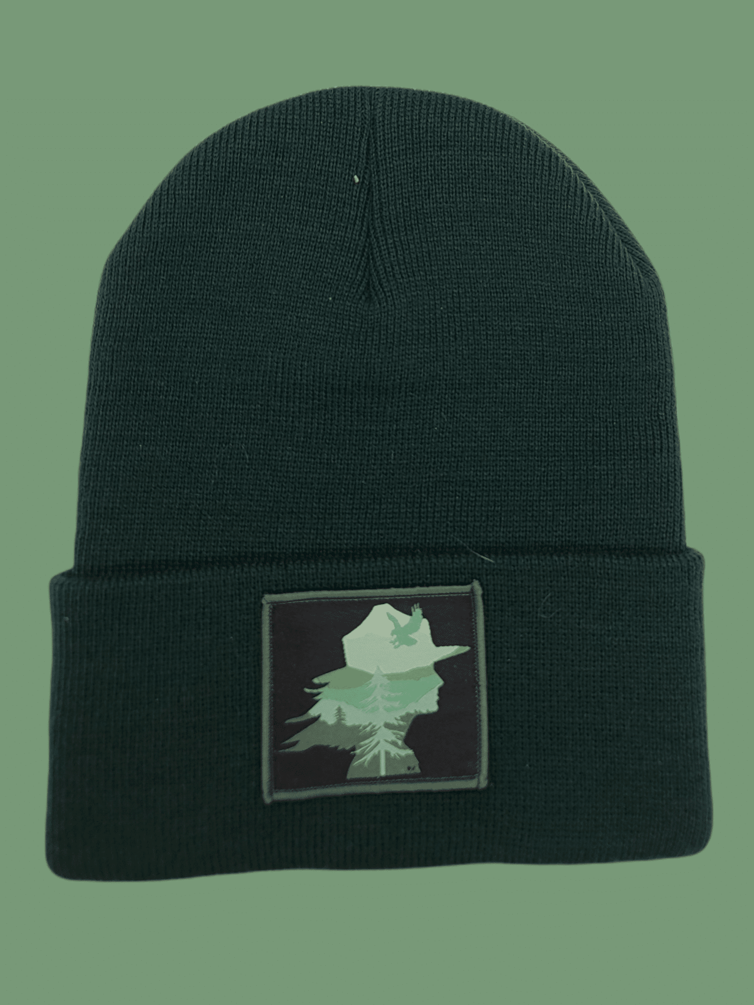 Women’s Ranger Beanie Forest Silhouette Patch Beanie - Wander Together Outfitters