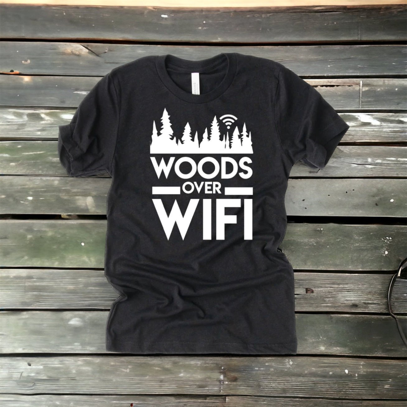 “Woods Over Wifi” Super Soft Unisex T-shirt (CLEARANCE) - Wander Together Outfitters
