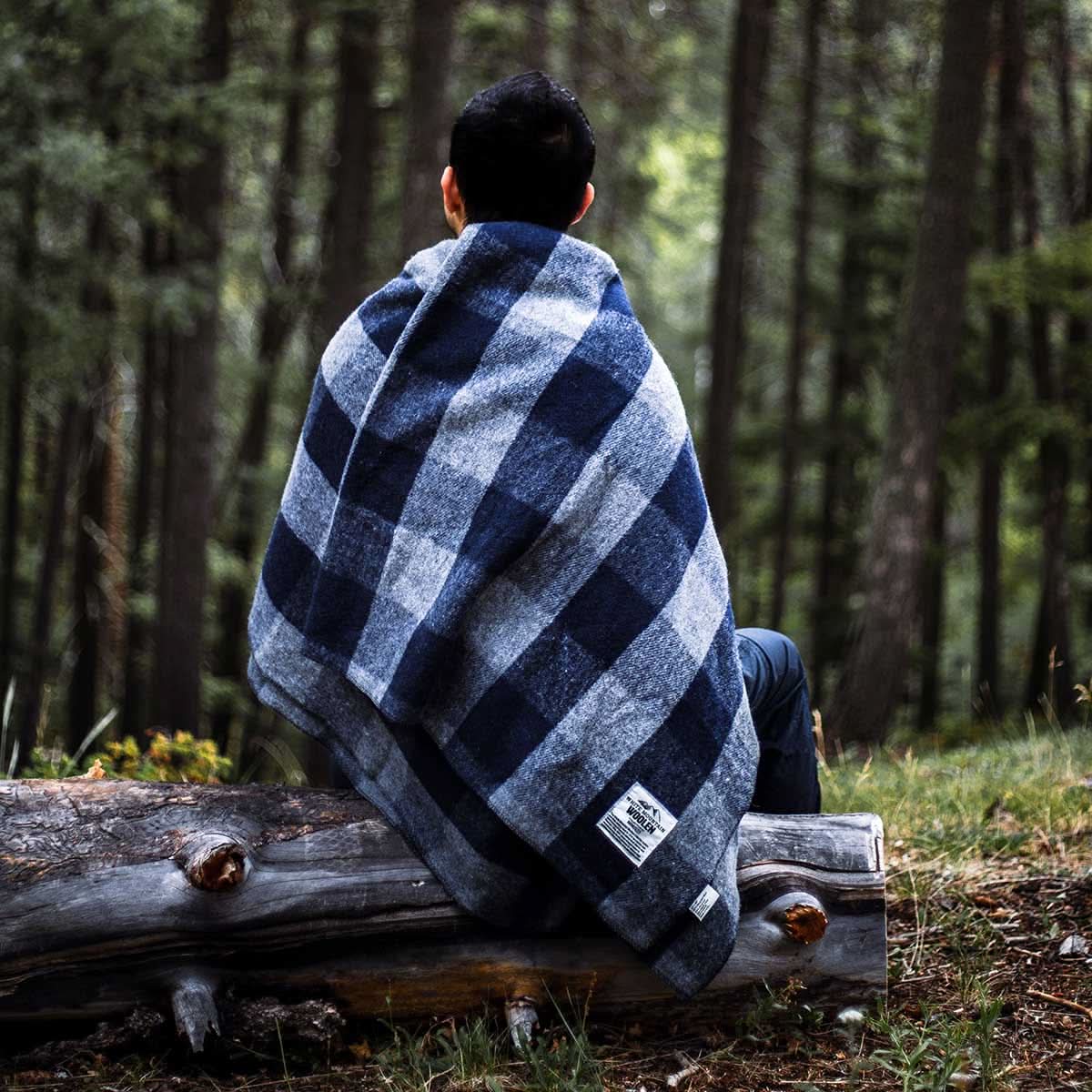 Wool Throw Blanket White Mountain Woolen - Wander Together Outfitters