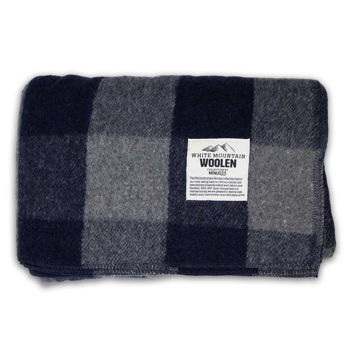 Wool Throw Blanket White Mountain Woolen - Wander Together Outfitters