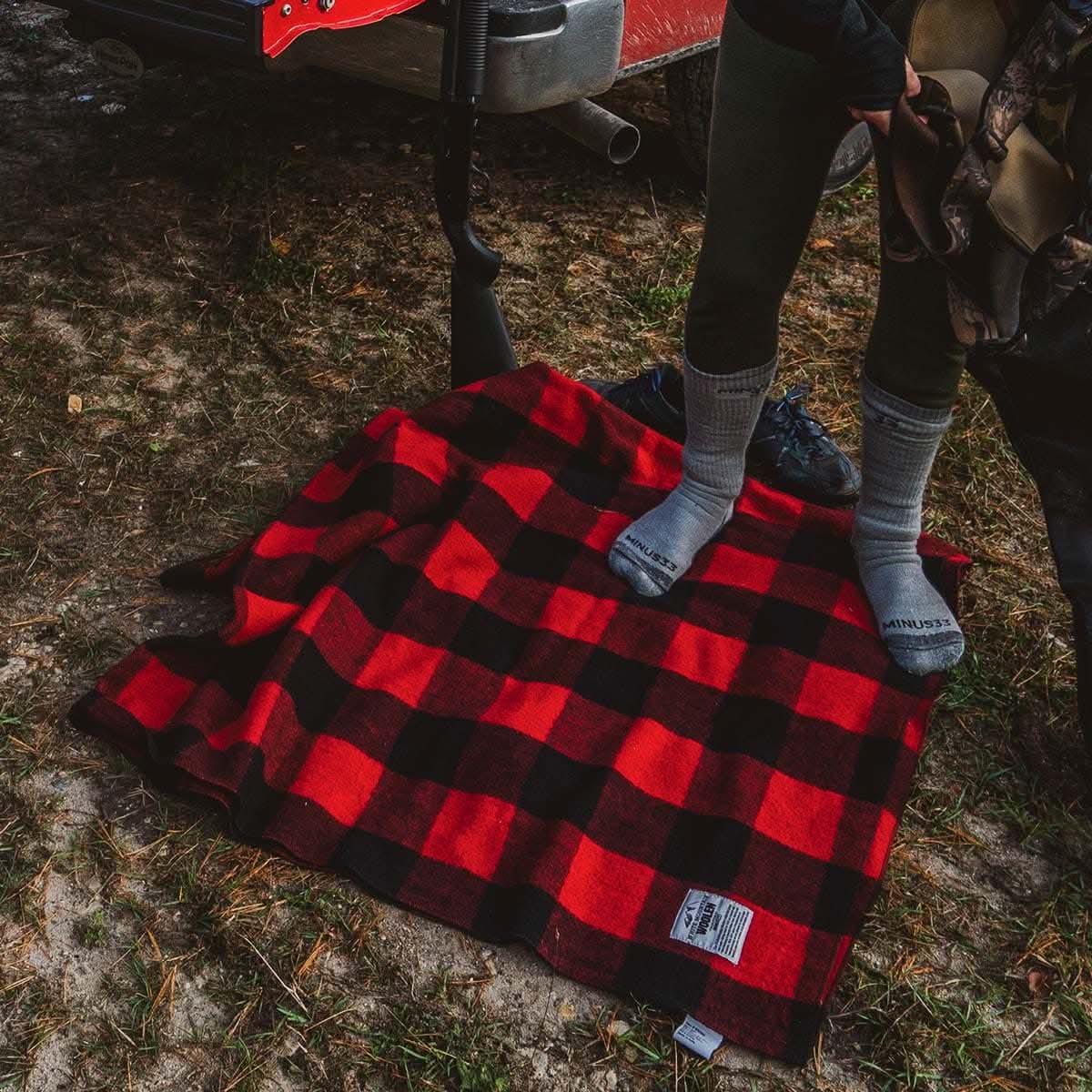 Wool Throw Blanket White Mountain Woolen - Wander Together Outfitters