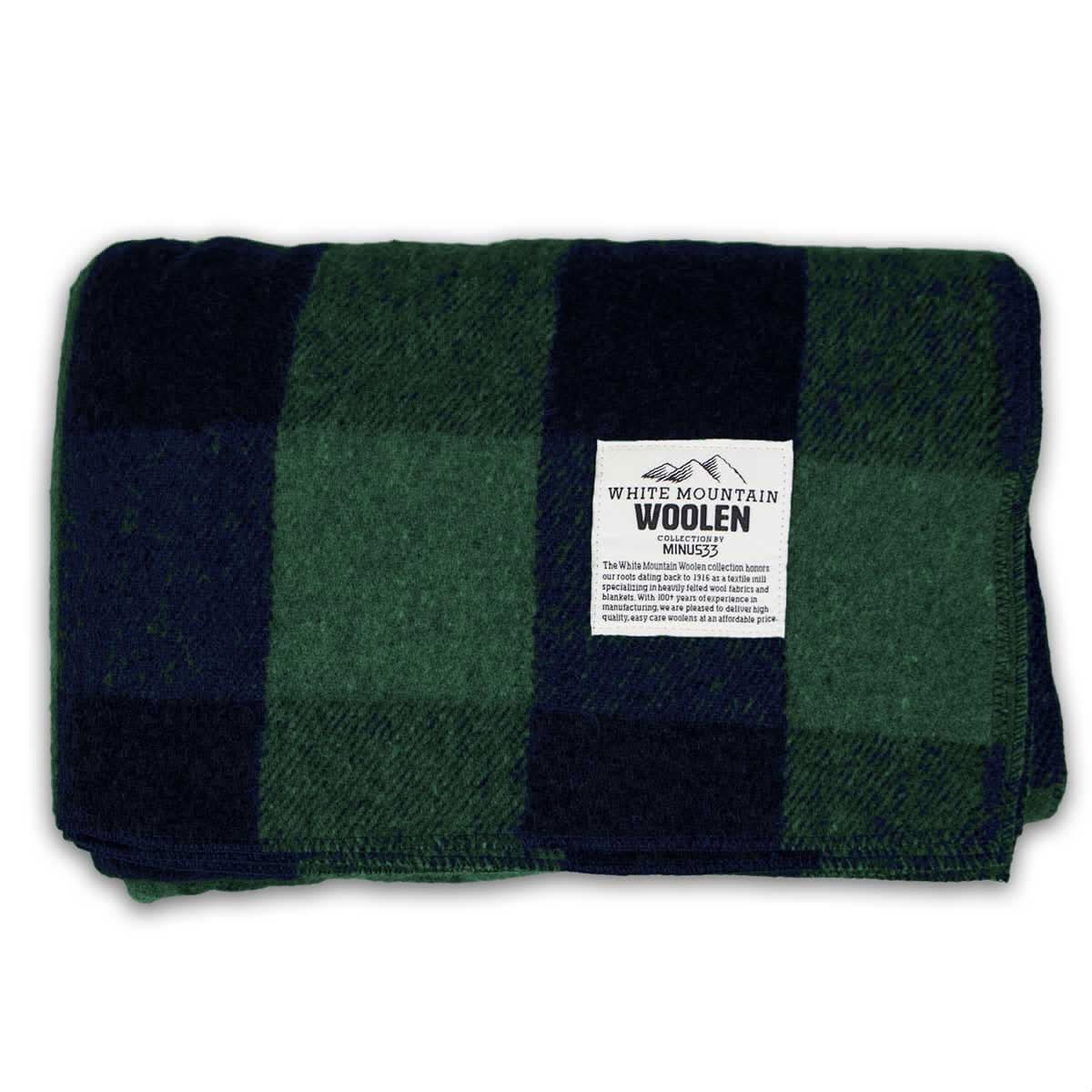 Wool Throw Blanket White Mountain Woolen - Wander Together Outfitters