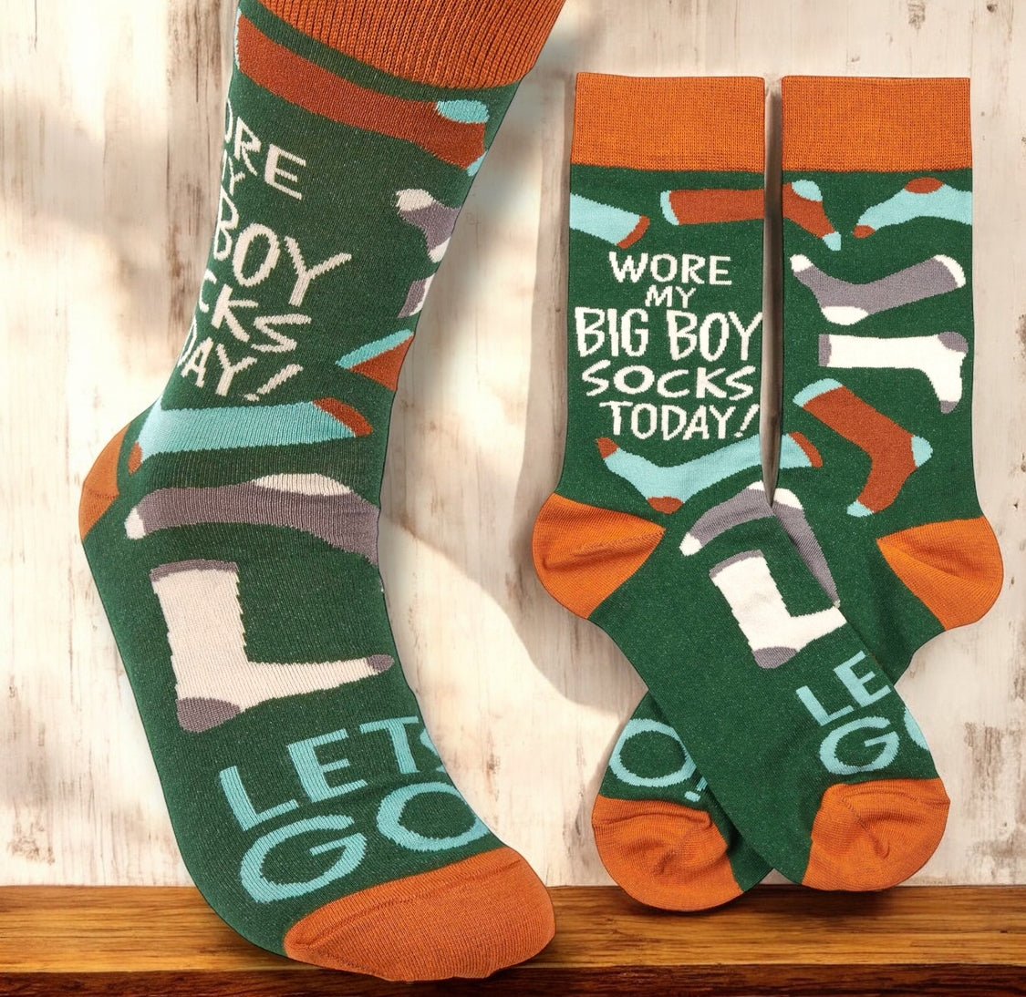 “Wore My Big Boy Socks Today” Socks - Wander Together Outfitters