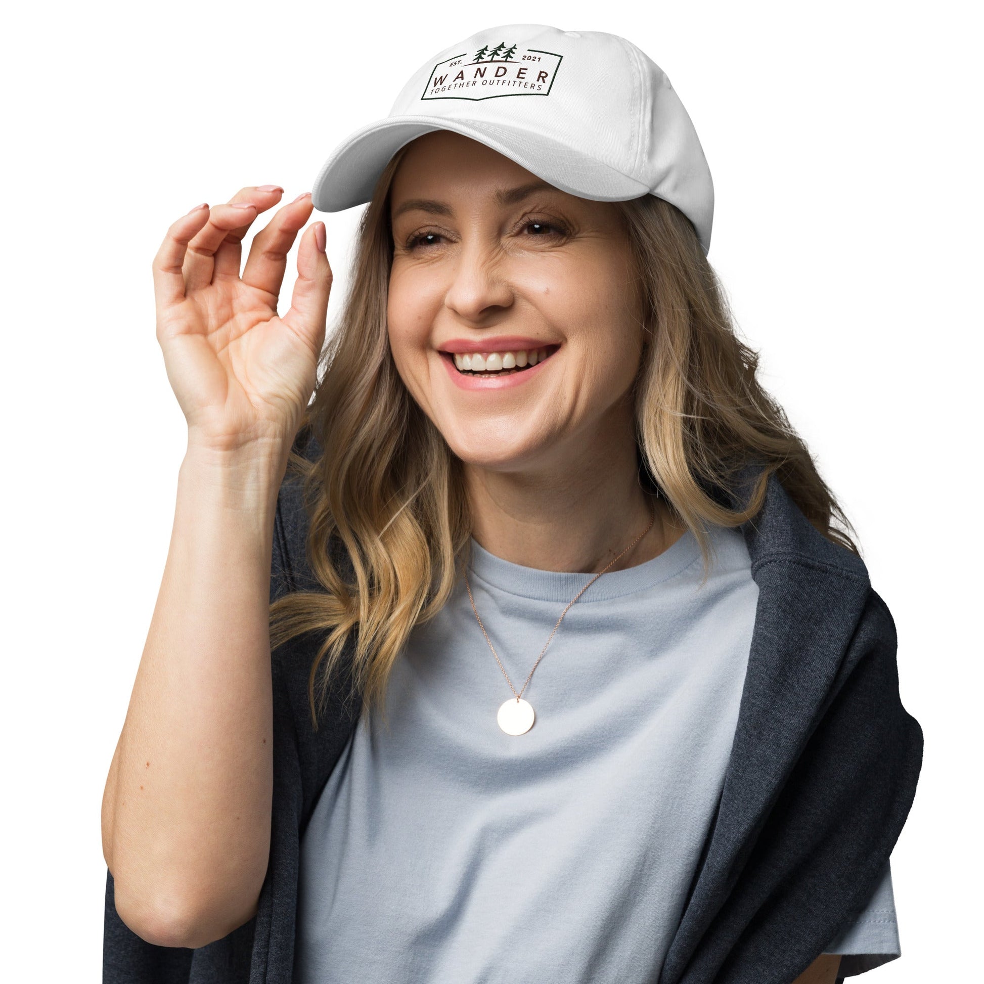 WTO Crew Dad Hat – Wander Together Outfitters Embroidered Cap - Wander Together Outfitters