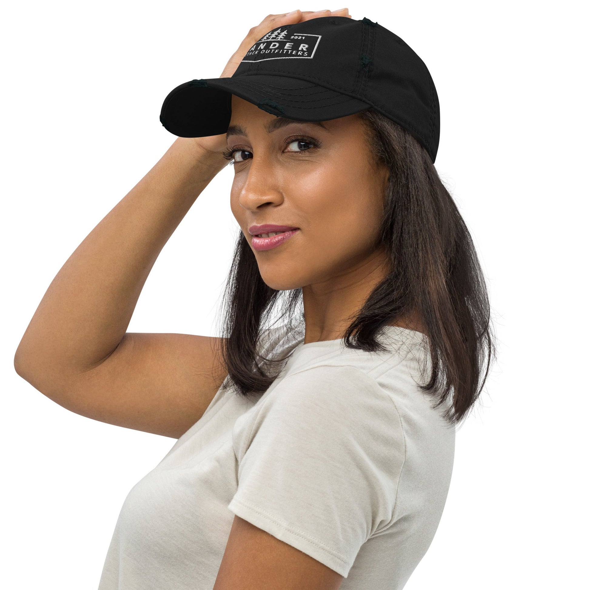 WTO Crew Distressed Dad Hat – Wander Together Outfitters Logo Cap - Wander Together Outfitters