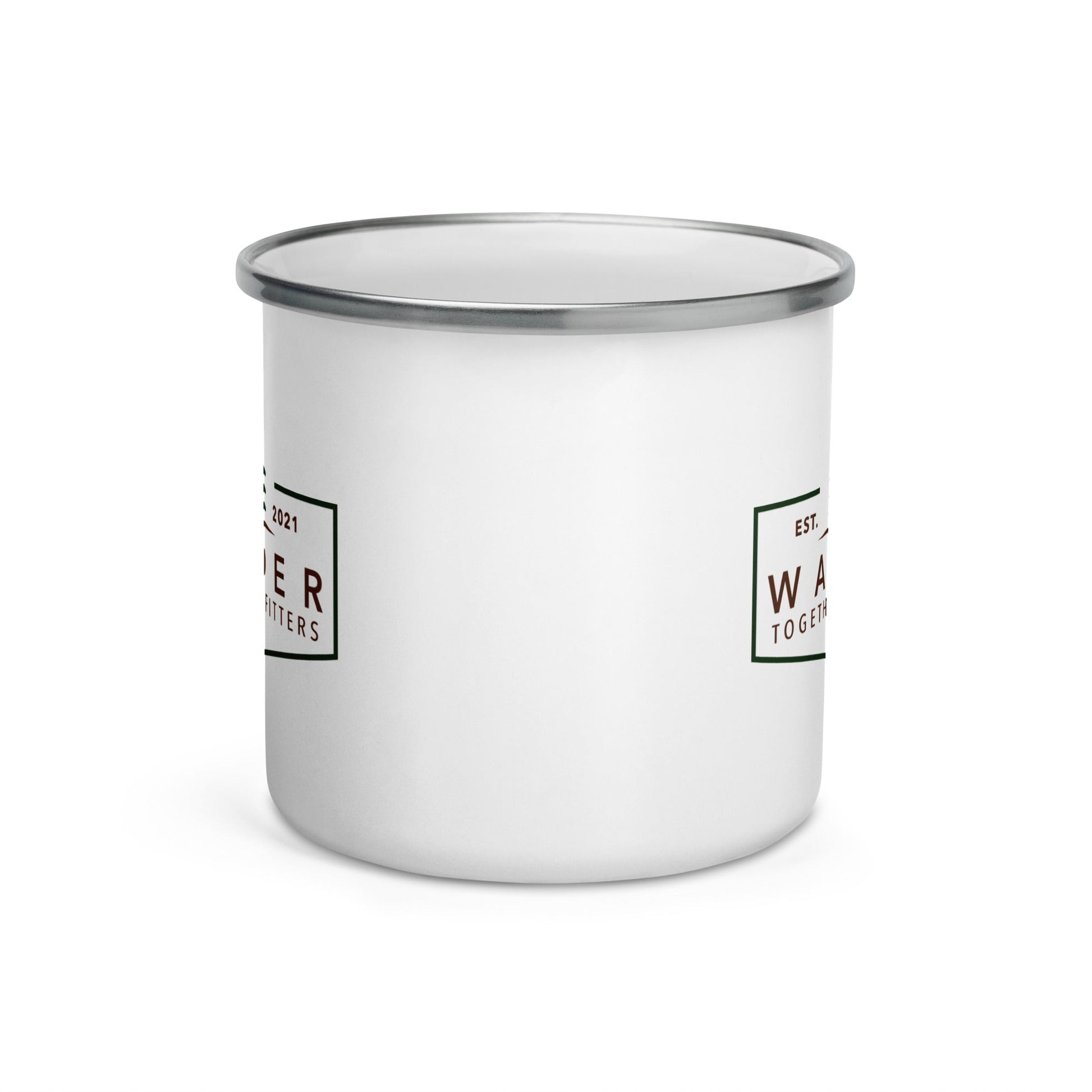 WTO Crew Enamel Camp Mug – Adventure Ready Outdoor Coffee Cup - Wander Together Outfitters