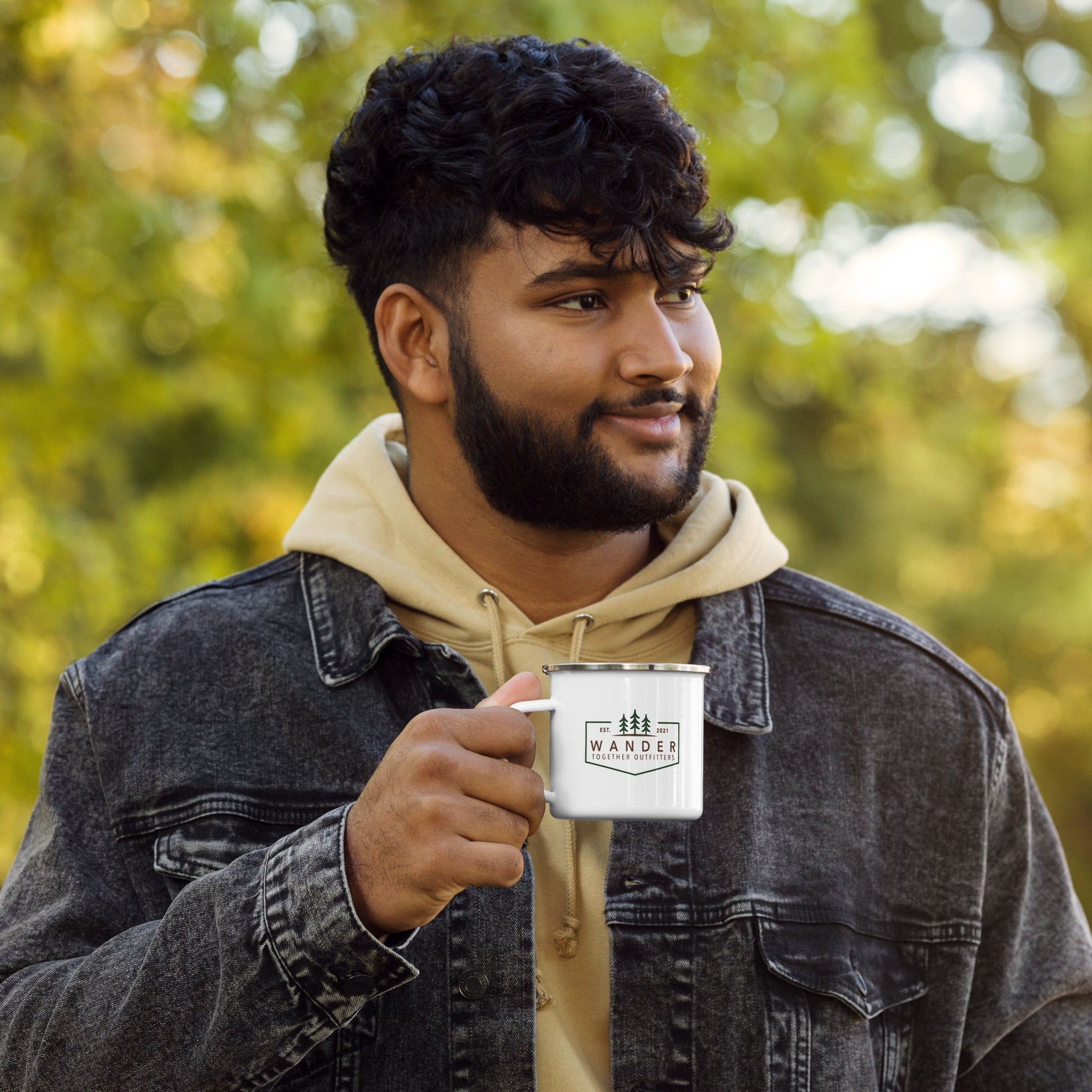 WTO Crew Enamel Camp Mug – Adventure Ready Outdoor Coffee Cup - Wander Together Outfitters