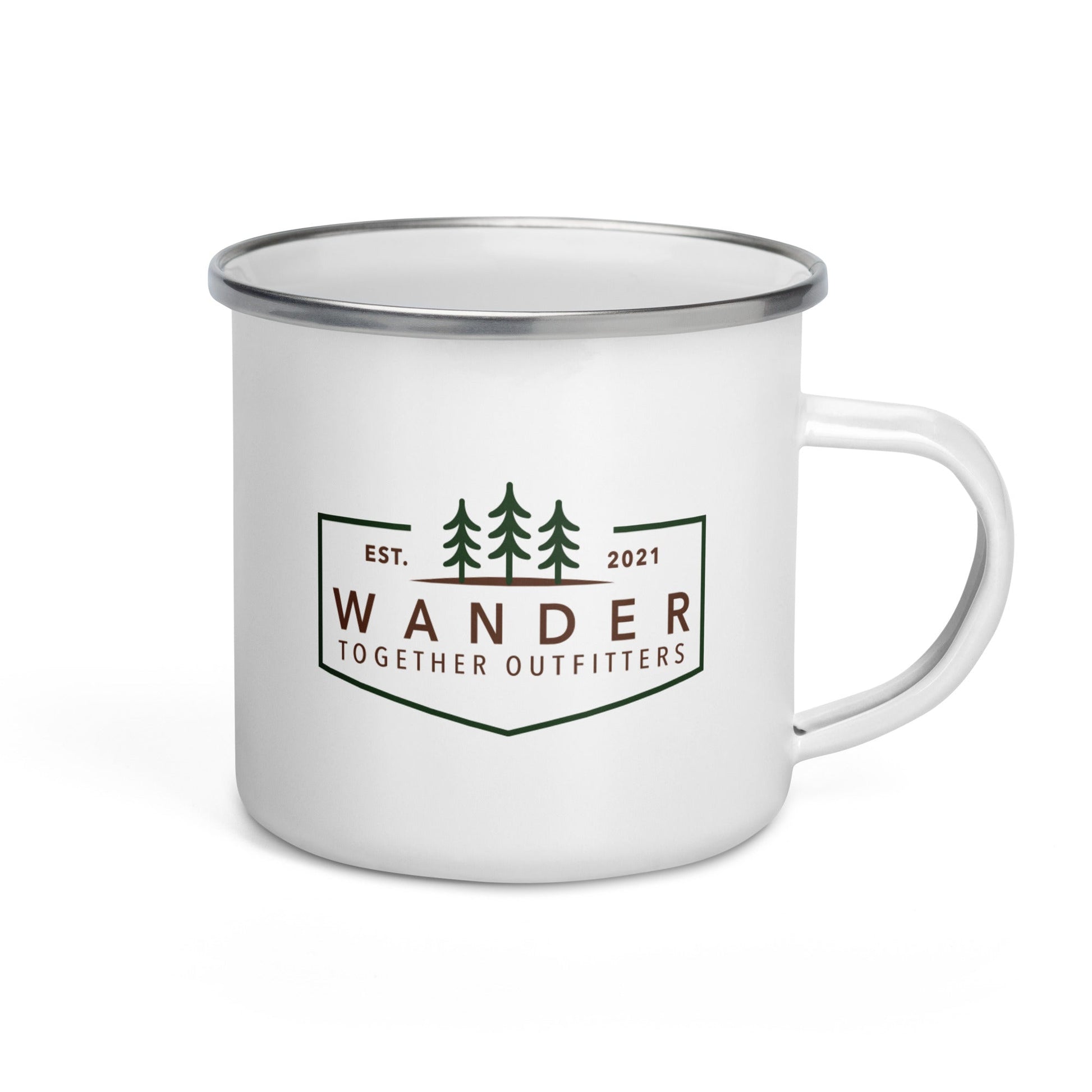 WTO Crew Enamel Camp Mug – Adventure Ready Outdoor Coffee Cup - Wander Together Outfitters