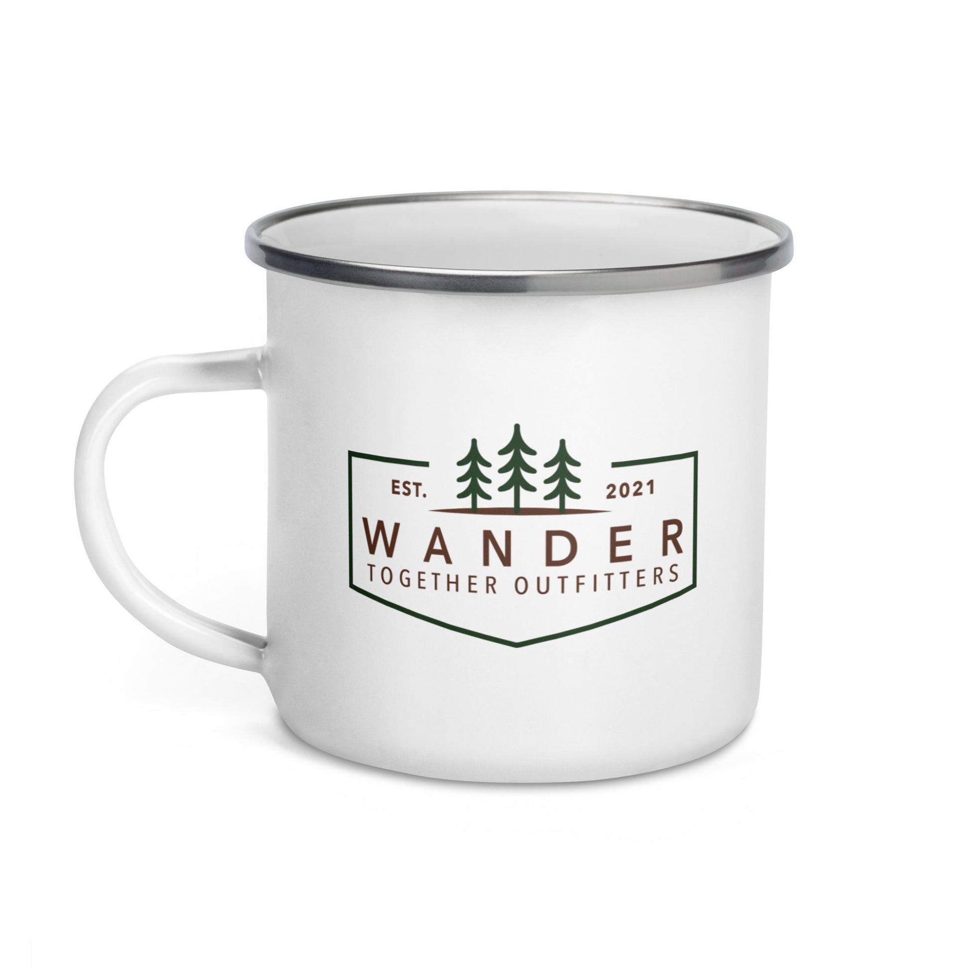 WTO Crew Enamel Camp Mug – Adventure Ready Outdoor Coffee Cup - Wander Together Outfitters