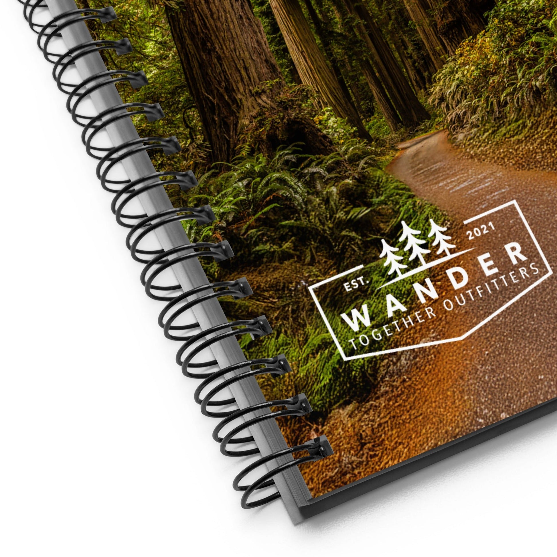 WTO Crew Redwood Trail Notebook – Dotted Journal with Personalizable Back Cover - Wander Together Outfitters