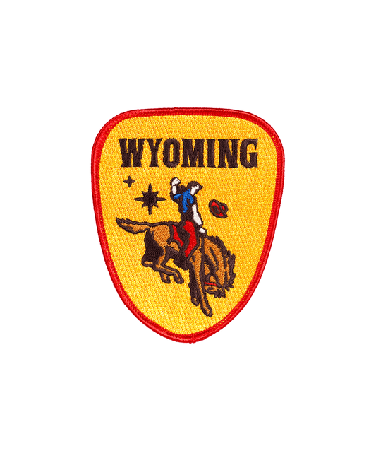 Wyoming Embroidered Patch - Wander Together Outfitters
