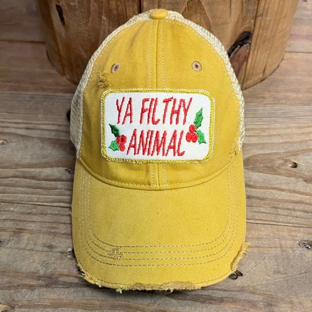 "Ya Filthy Animal" Christmas Themed Unisex Hat - Wander Together Outfitters