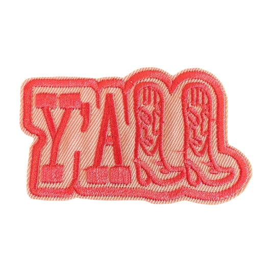 “Y’ALL” Boots Iron On Patch - Wander Together Outfitters