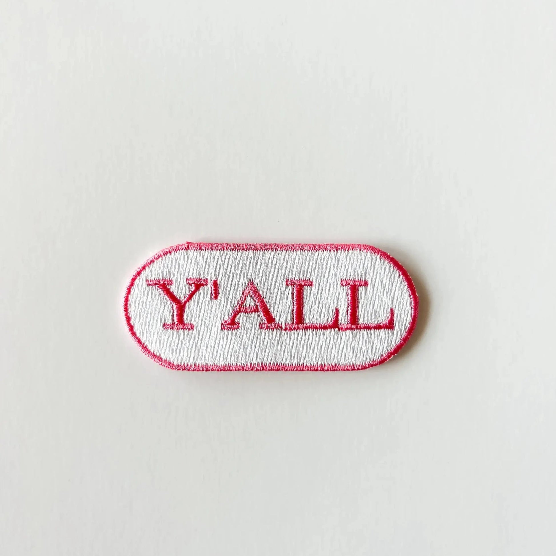 "Y'All" Embroidered Iron - on Patch (Various Colors) - Wander Together Outfitters