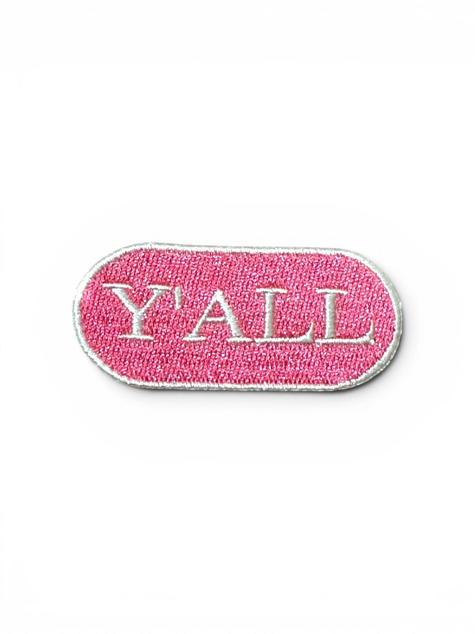 "Y'All" Embroidered Iron - on Patch (Various Colors) - Wander Together Outfitters
