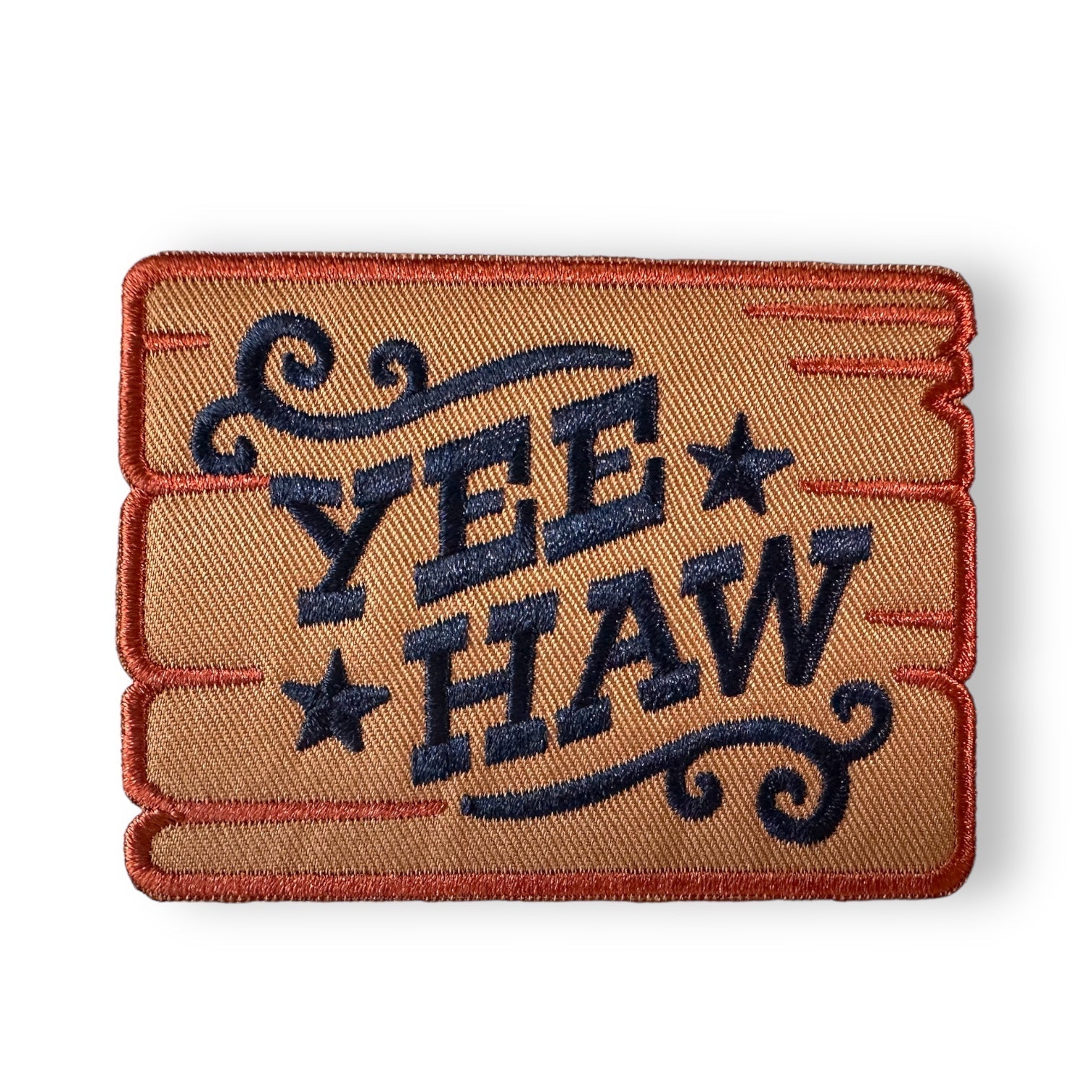 "Yeehaw" Embroidered Iron On Patch - Wander Together Outfitters