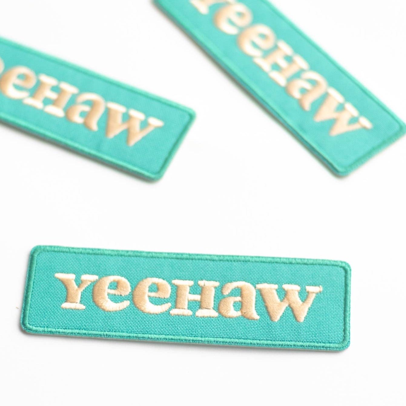 "Yeehaw" Embroidered Iron on Patch - Western Cowgirl: Yes - Wander Together Outfitters