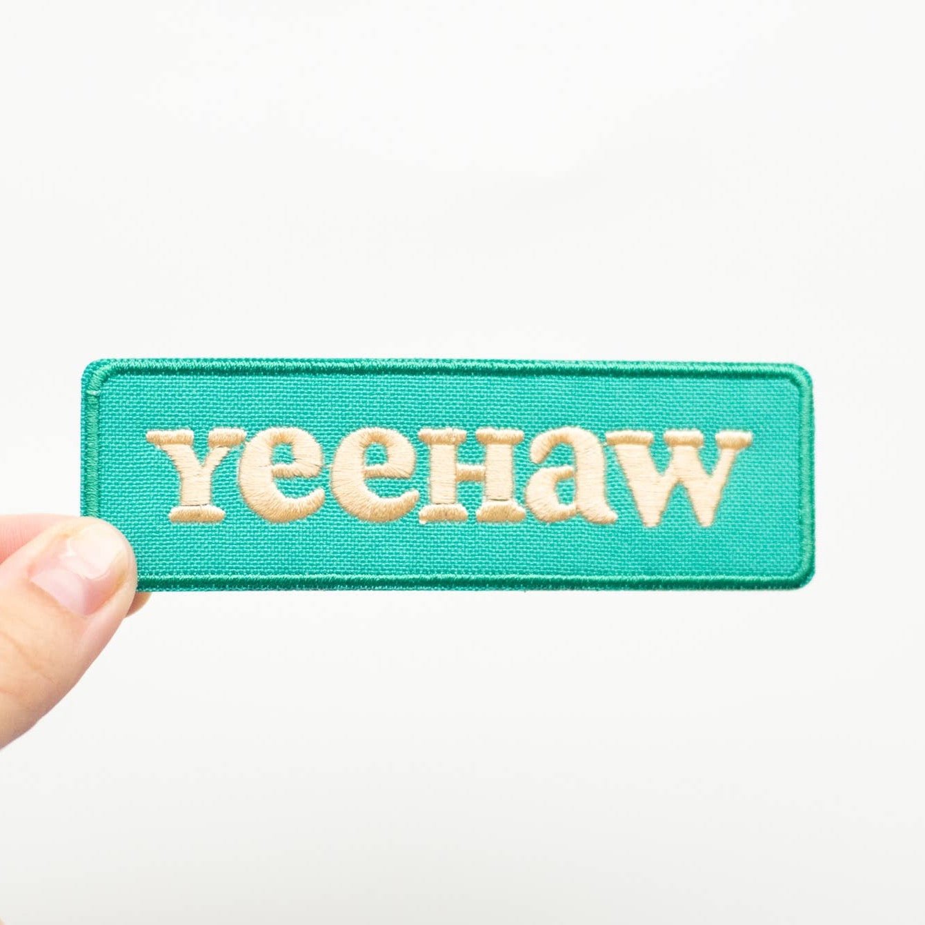 "Yeehaw" Embroidered Iron on Patch - Western Cowgirl: Yes - Wander Together Outfitters