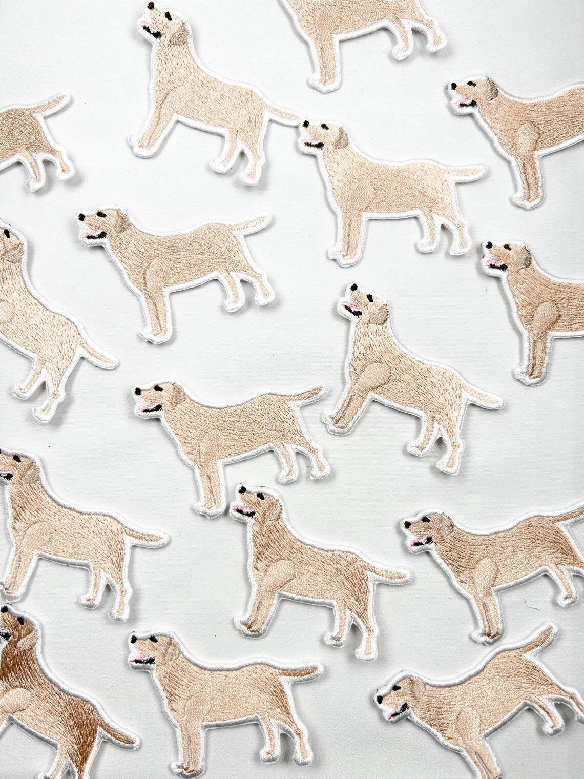 Yellow Labrador Embroidered Iron On Patch - Wander Together Outfitters