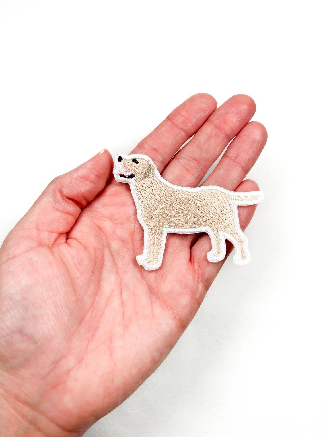 Yellow Labrador Embroidered Iron On Patch - Wander Together Outfitters