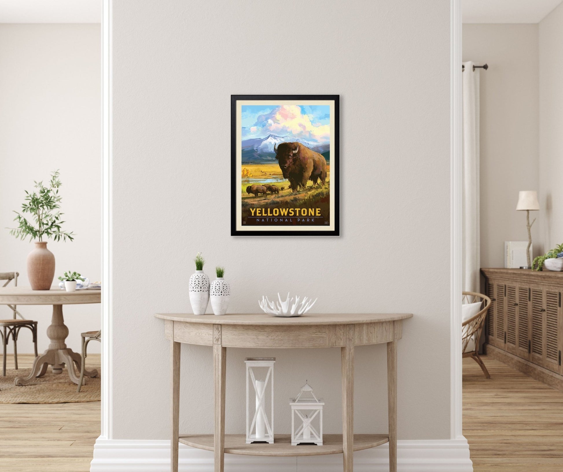 Yellowstone National Park: American Bison Art Print - Wander Together Outfitters